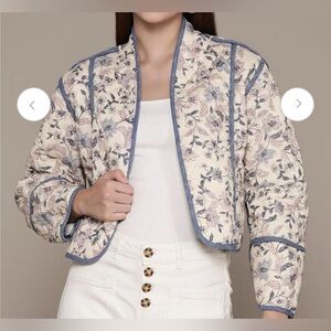 Reversible Floral Quilted Jacket